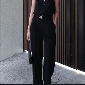 Emanuel Ungaro vintage pleated luxury pants waist 26.5”